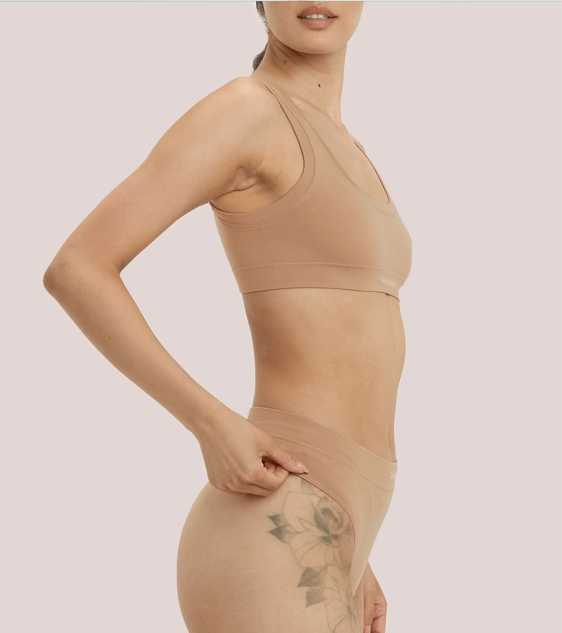 Naadloze - High-Rise - Beige - Image 3
