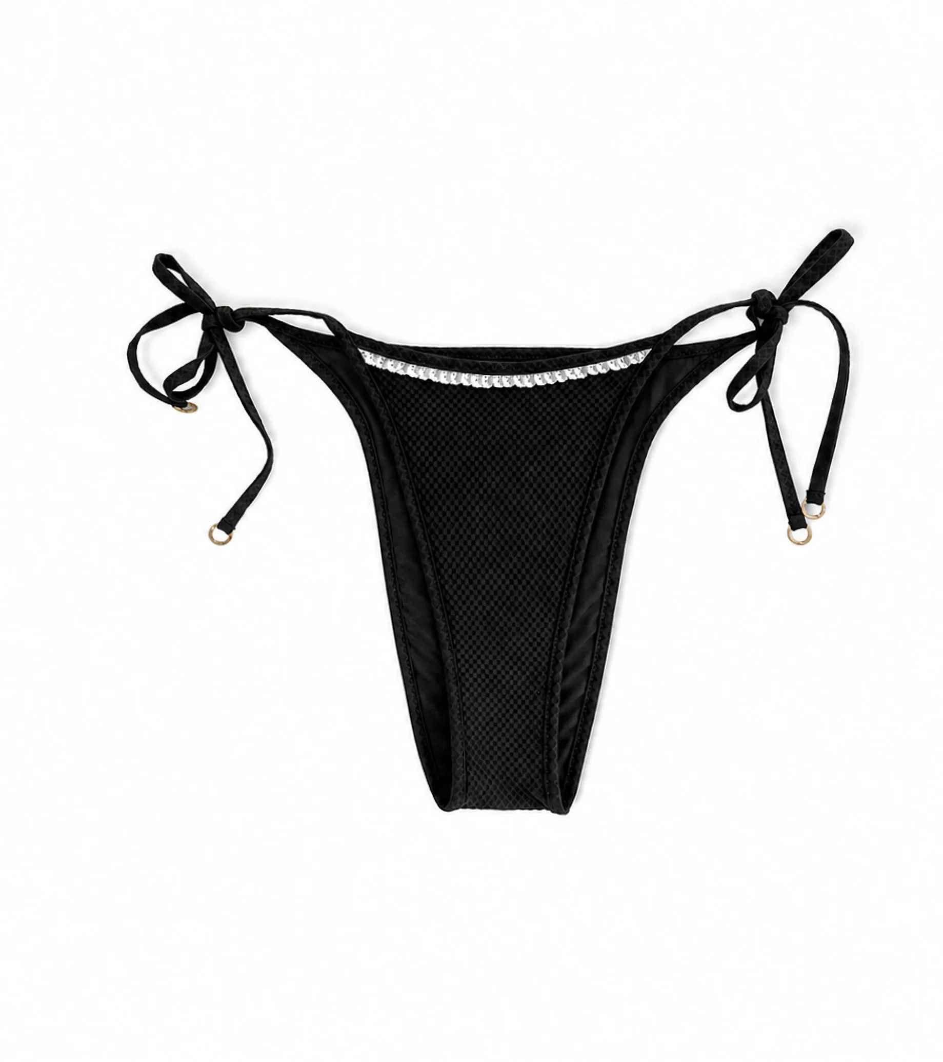 Zwemkleding - Waffle - Brief - Zwart