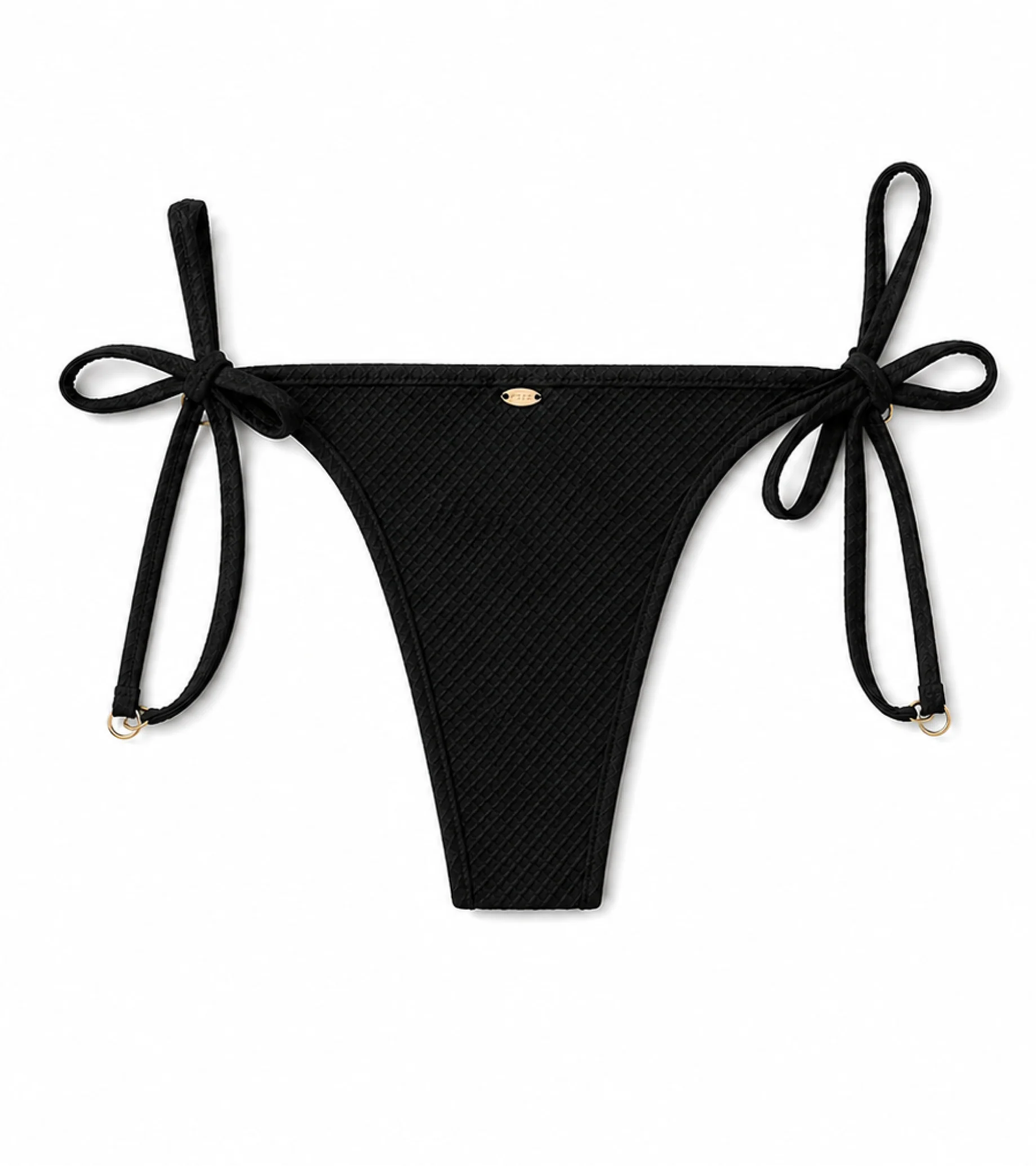 Zwemkleding - Waffle - Brief - Zwart - Image 2